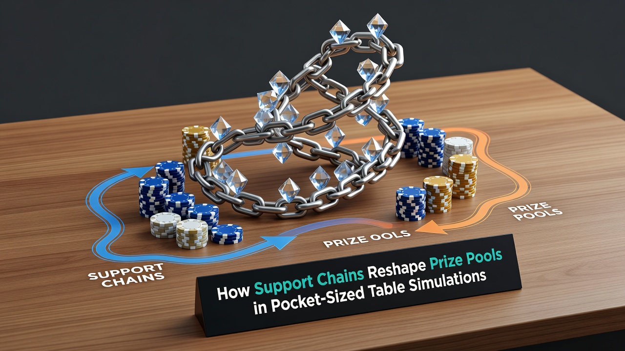 Support-Netzwerke und Preispools in mobilen Tischsimulationen