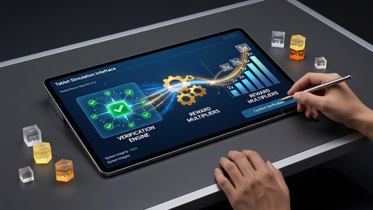 Verifikationssysteme und Multiplikatoren in mobilen Tischsimulationen