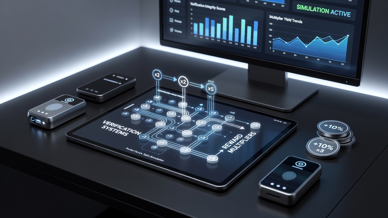 Belohnungsmultiplikatoren und Verifikation in mobilen Simulationen